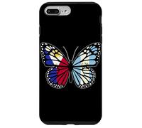 Philippines and Guatemala Butterfly Half Filipina Guatemalan Case for iPhone 7 Plus/8 Plus
