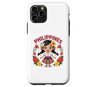 Philippines Flag Culture Pride Cute Filipina Girl for Kids Case for iPhone 11 Pro