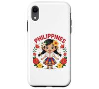 Philippines Flag Culture Pride Cute Filipina Girl for Kids Case for iPhone XR