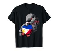 Philippines Flag Dove Pinoy Pilipinas Pride Filipino Roots Value Graphic T-Shirt