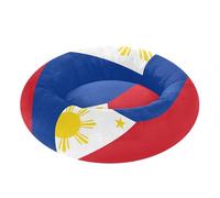 Philippines Flag Filipino Philippine National Pet Dog Bed Warm & Soft Dog Cave Bed for Extra Small Size Pets Supplies M