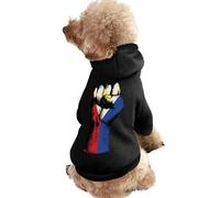 Philippines Flag Nation Spirit Dog Hoodie for Dogs & Cats Breathable Long Sleeve Pet Sweatshirt Warm Dog Outfit