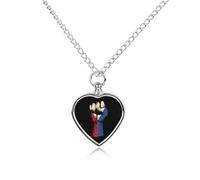Philippines Flag Nation Spirit Dog Urns Jewelry Necklace Pet Ashes Memorials Necklaces Alloy Keepsake for Men Women
