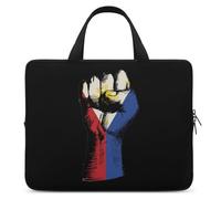 Philippines Flag Nation Spirit Laptop Sleeves Portable Computer Bag with Zippered Briefcase Totes for Work Travel Business