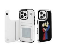 Philippines Flag Nation Spirit Mobile Phone Flip Cases Compatible with iPhone 16/16 Plus/16 Pro/16 Pro Max/16 E/16 SE4 Anti-Scratch Covers