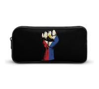 Philippines Flag Nation Spirit Pencil Case Large Capacity Pen Pouch Office Supplies Organizer Portable Makeup Bag for Travel