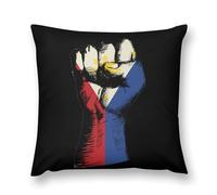 Philippines Flag Nation Spirit Plush Pillowcases Soft Throw Pillow Covers Body Cushion Protective Case for Sofa Car Home Decor 26 "x26 "