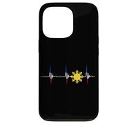 Philippines Heartbeat Pulse EKG Filipino Sun Pilipinas Case for iPhone 13 Pro