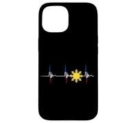 Philippines Heartbeat Pulse EKG Filipino Sun Pilipinas Case for iPhone 15