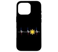 Philippines Heartbeat Pulse EKG Filipino Sun Pilipinas Case for iPhone 16 Pro