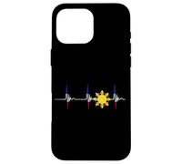 Philippines Heartbeat Pulse EKG Filipino Sun Pilipinas Case for iPhone 16 Pro Max
