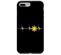 Philippines Heartbeat Pulse EKG Filipino Sun Pilipinas Case for iPhone 7 Plus/8 Plus