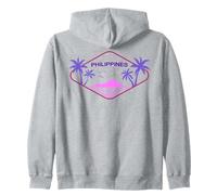 Philippines Island Palms Southeast Asia Souvenir Gift Leyte Zip Hoodie