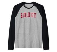 Philippines Lover Proud Filipino Souvenir Bacolod City Raglan Baseball Tee