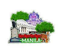Philippines Manila Magnet Fridge Magnet Wooden 3D Landmarks Travel Collectible Souvenirs Decoration Handmade -587
