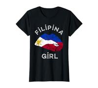 Philippines Pride Filipina Girl Pinay Philippine Flag T-Shirt