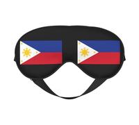 Philippines Sun and Stars Flag Eye Mask Sleep Mask Light BlockBlindfold Night Eyes Cover Soft Pressure-Free Eyeshade with Elastic Strap for Home Travel Office Nap Yoga