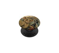 Philippines Tarsier Selfie at Venice Canals Italy Sumi-e Art PopSockets Adhesive PopGrip