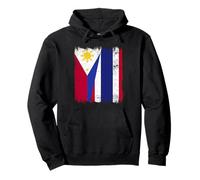 Philippines Thailand Half Flag Filipino Thai Roots Pullover Hoodie