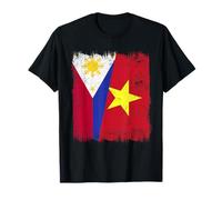 Philippines Vietnam Half Flag Filipino Vietnamese History T-Shirt