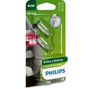 Philips 0730519 12961LLECOB2 LongLife EcoVision W5 W Indicator Lamp 2 Pieces in Blister Pack