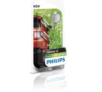 Philips 0730519 12961LLECOB2 LongLife EcoVision W5 W Indicator Lamp 2 Pieces in Blister Pack