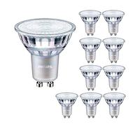 Philips 10 Pack Master LED Dimmable GU10 Spot 4.8W (50W) 36 Degree Beam Angle | 2 Pin Mains Voltage | 3000k Neutral White | 365 Lumen | 25000 Hours | Car Air Freshener Included | 90+ CRI