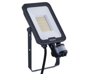 Philips 108365877 Ledinaire LED Floodlight CCT with PIR Movement Sensor IP65 30W