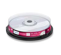 Philips DVD+R DL Blank Recordable Disc 8.5GB 240 Mins 8x Speed 10 Pack Spindle