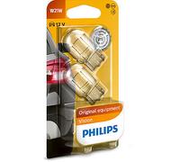 PHILIPS W21W Vision Halogen Interior Signal 12V 21W W3x16d 12065B2 Twin