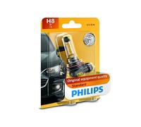 Philips Standard H8 35W Two Bulbs Head Light Low Beam Replacement Stock EO Bike