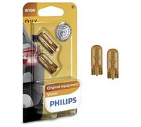 PHILIPS Light Bulbs 12396NAB2 yellow 12 5 WY5W, Wedge Base Lamp BMW: 5 Saloon, 3 Saloon, 1 Hatchback, FORD: FIESTA 6, Focus 2, Transit Mk7 Van