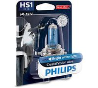 Philips 12636BVBW CrystalVision Ultra Moto HS1 Motorcycle Headlight Bulb, 1 Piece