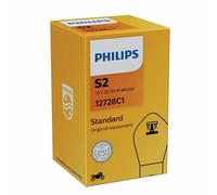 Philips 12728C1 S2 Vision Moto Headlight Bulb BA20d(Single)