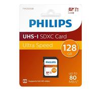Philips 128GB SDXC UHS-I Memory Card Class 10 U1 - 80MB/s - Full HD