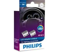 Philips LED Headlight CANbus 5W Adapter Adaptor (Twin) 12956X2