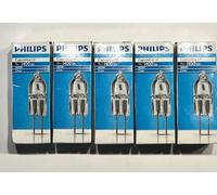 Philips 12v 75w Bulb 5 Pack Capsule Line 3000k Lamp 1400 Lumens GY6.35 UV Block