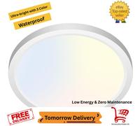 Philips Ceiling Light LED Luminaire Spray Bathroom Warm White 12W D: 28.7cm