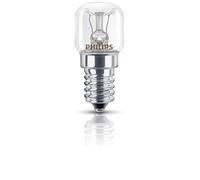 Philips 15W 240V E14 Oven Lamps 300c Clear 4 Pack