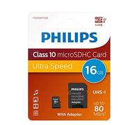 Philips 16 GB Class 10 Micro SDHC Card with Adapter