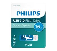 2 x PHILIPS 16 GB USB 3.0 Vivid Pen Flash Drive Memory Stick - Super High Speed