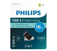PHILIPS ( 16 GB ) USB C 3.1 Pen Flash Drive Memory Stick - Smartphone Laptop