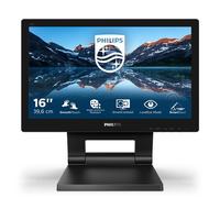 Philips 162B9T - 16 HD inch Touch Monitor, 60Hz, 4ms, TN, Speakers, Height Adjust (1366 x 768, 220 cd/m² HDMI/DVI/VGA/DP/USB 3.1)