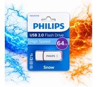 Philips 16GB 32GB 64GB 128GB Snow High Speed USB Flash Drive Memory Stick Drive