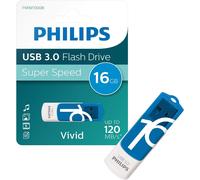 Philips 16GB Vivid Super Speed USB 3.0 Flash Drive Memory Stick Drive 100MB/s