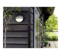 Philips 172973016 Yarrow Outdoor Wall Light with Motion Detector Black