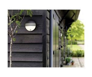 Philips 172973016 Yarrow Outdoor Wall Light with Motion Detector Black