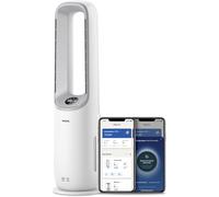 Philips 2-in-1 Cooling Fan & Air Purifier. Covers up to 70m2. Removes Allergens, Dust, Pollen, Odors and 99.97% of Particles. HEPA Filter, Air Quality Display, App & Alexa. Air Performer (AMF765/30)