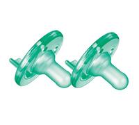 Philips 2 Pack Avent Soothie Pacifier, Green, 0-3 Months