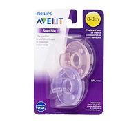 Philips 2 Pack AVENT Highly Durable Soothie Pacifier, Green, 0-3 Months
